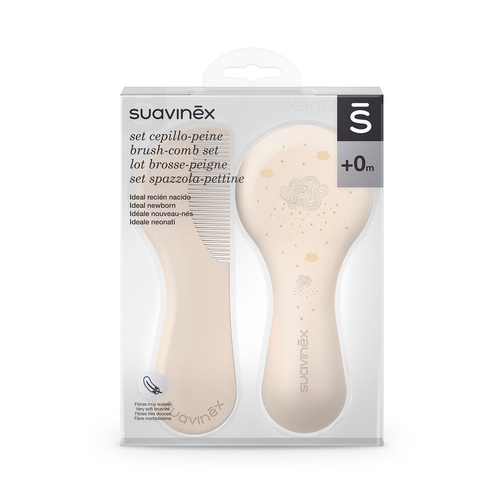 Set Cepillo y Peine Dreams - Beige | Suavinex
