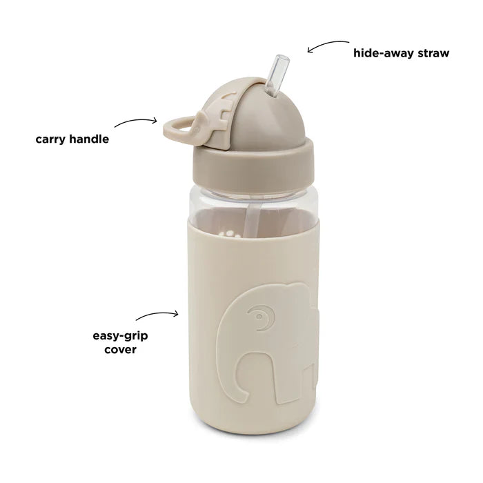 Botella Elphee con Agarre Silicona 350ml - Arena | Done by deer
