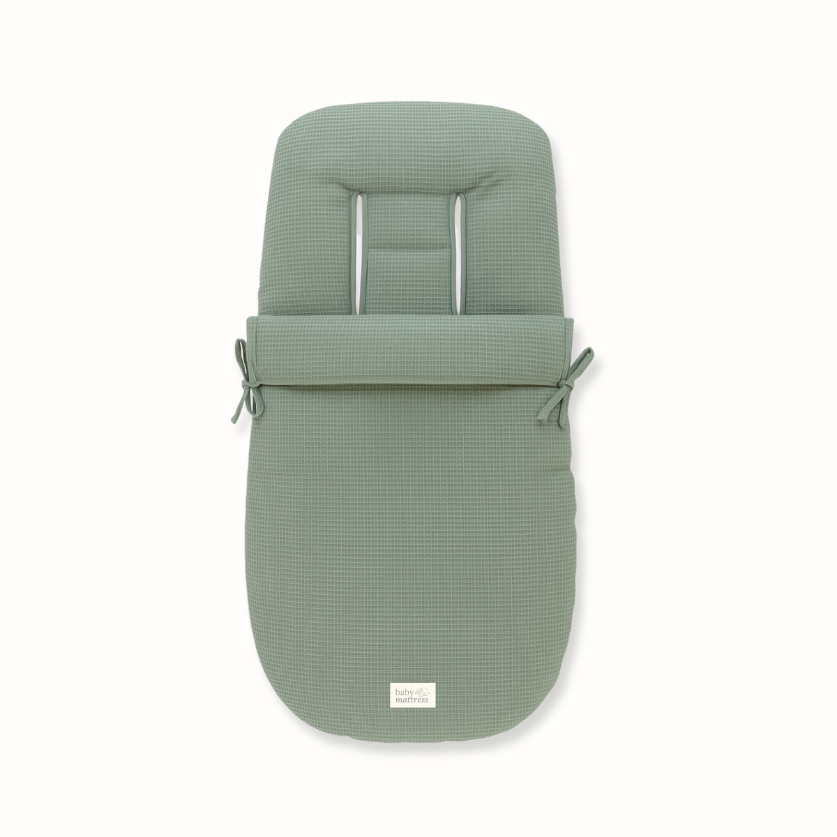 Car Seat Cover - Cotton - Green Vichy