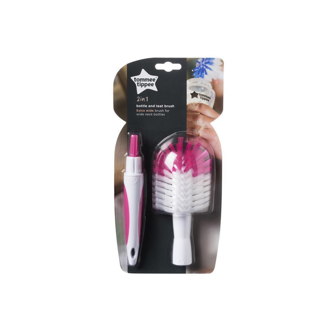 Cepillo Limpia Mamaderas y Tetinas - Rosado | Tommee Tippee