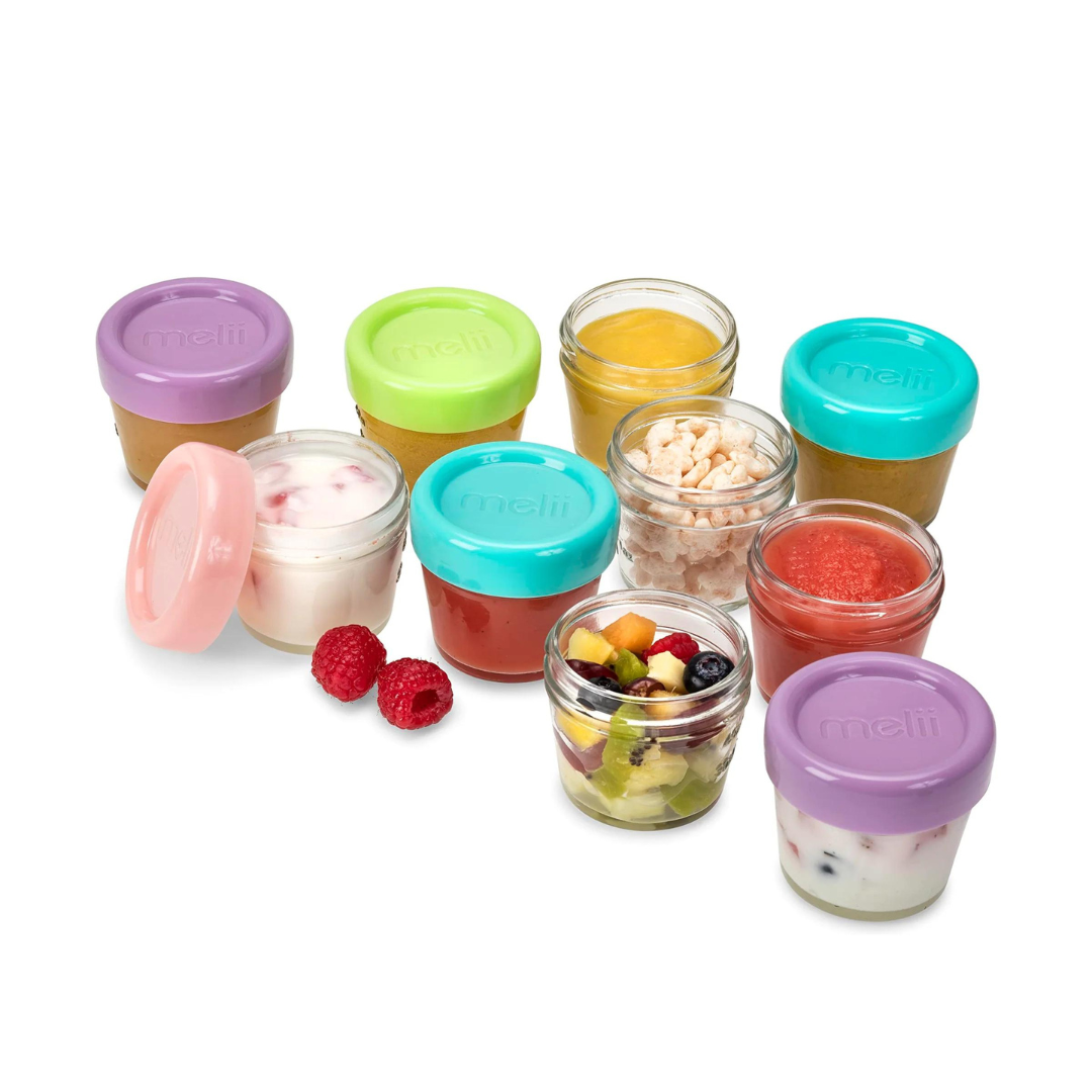 Pack de 12 Contenedores de Vidrio 118 ml | Melii