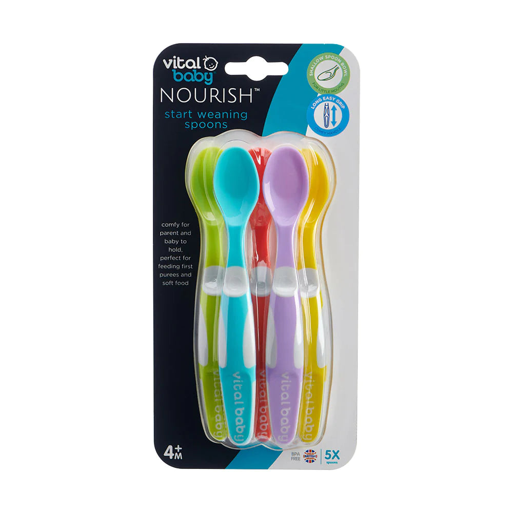 Pack of colored spoons