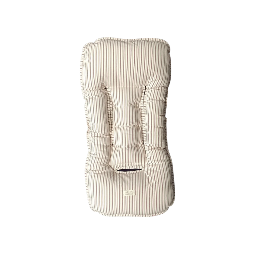 Cojín para Coche - Ciruela Rayas | Baby Mattress
