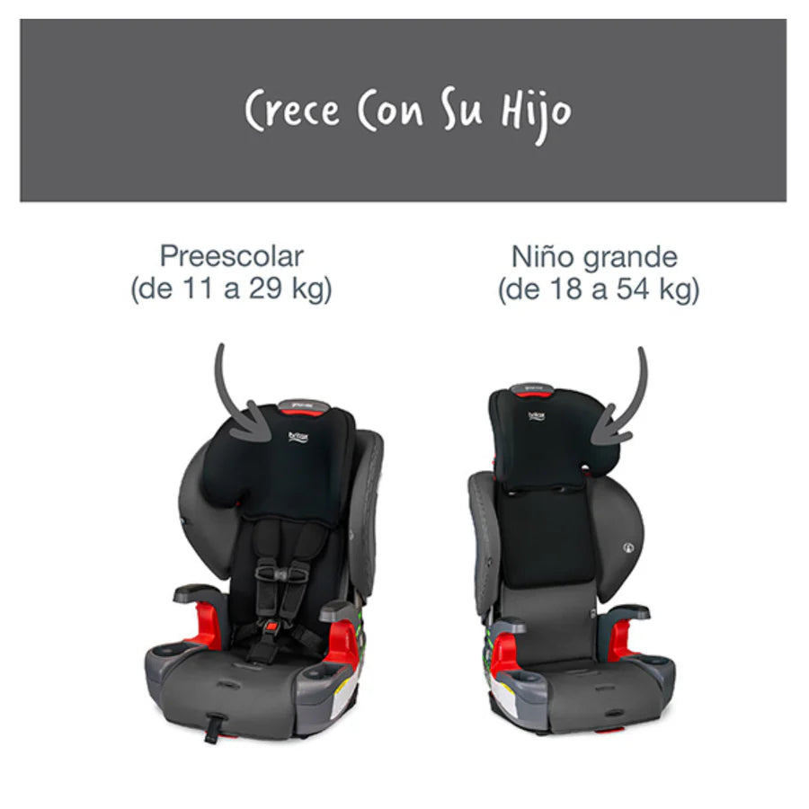 Silla Auto Butaca Grow With You - Mod Black | Britax