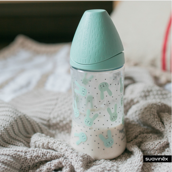 Mamadera 270ml - Conejo Verde | Suavinex