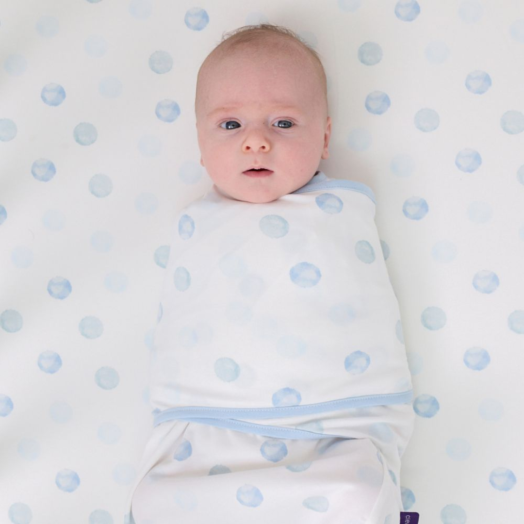 Manta de Arullo Swaddle - Azul | ClevaMama