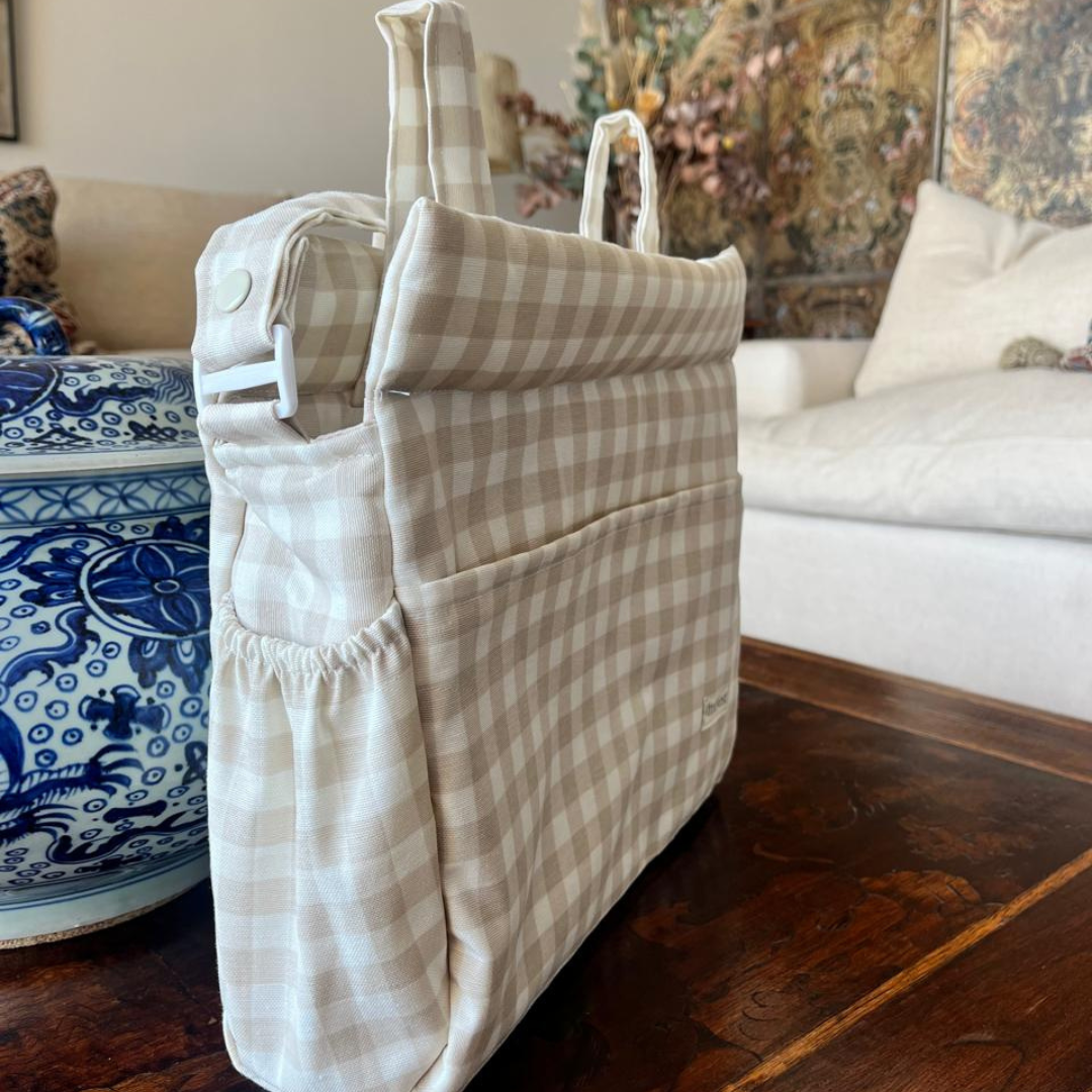 Bolso Clásico - Vichy Beige | miNest