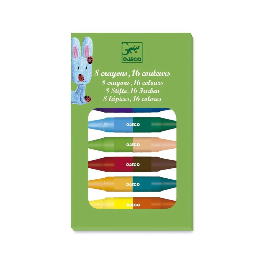 Set de 8 Lápices Twins Crayons | Djeco