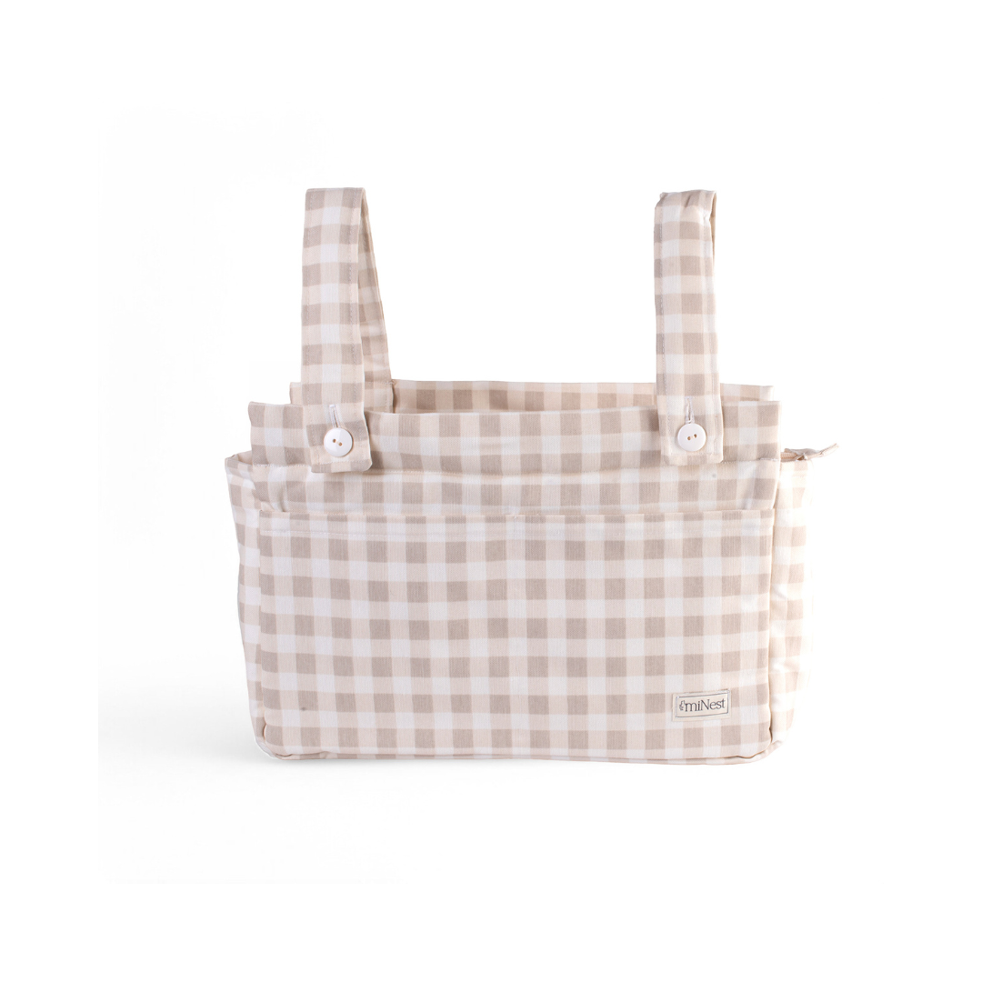 Bolso Organizador - Vichy Beige | miNest