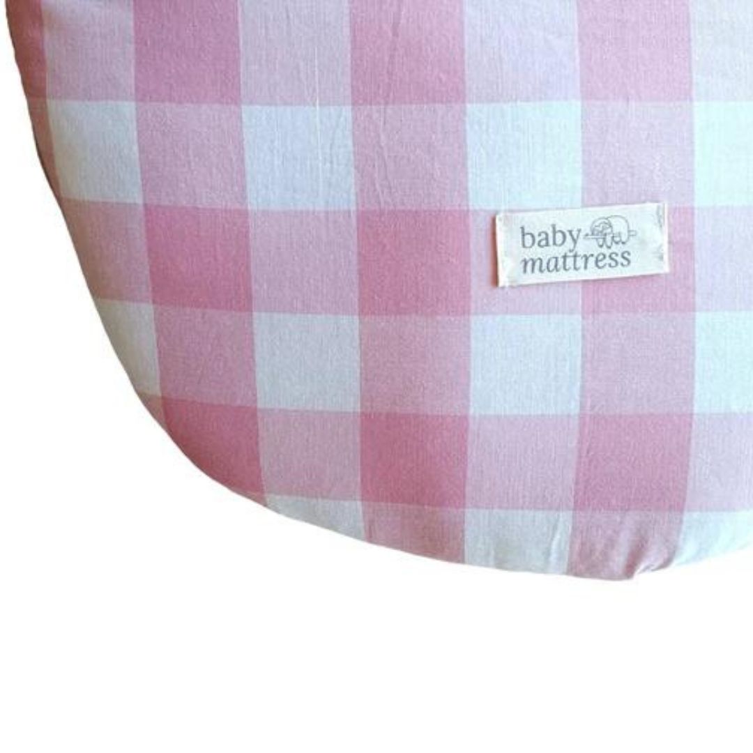 Saco para Coche - Algodón - Vichy Rosado | Baby Mattress