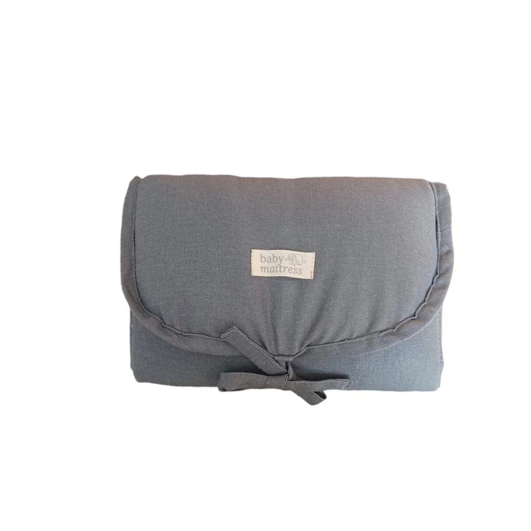 Mudador Portátil - Lino Gris Marengo | Baby Mattress