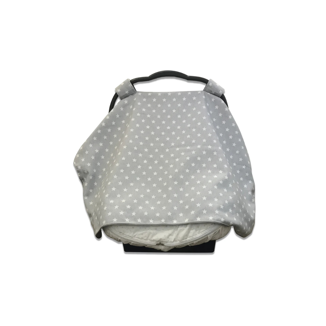 Cubre Huevo de Lona - Gris Estrellas / Orilla Gris | Algodones