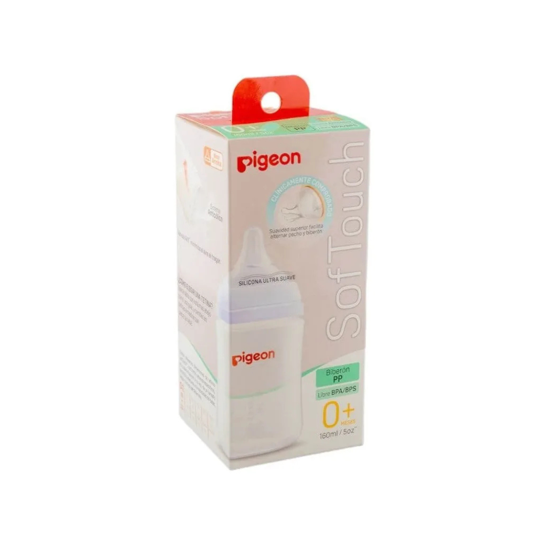 Mamadera Softouch Boca Ancha - PP | Pigeon