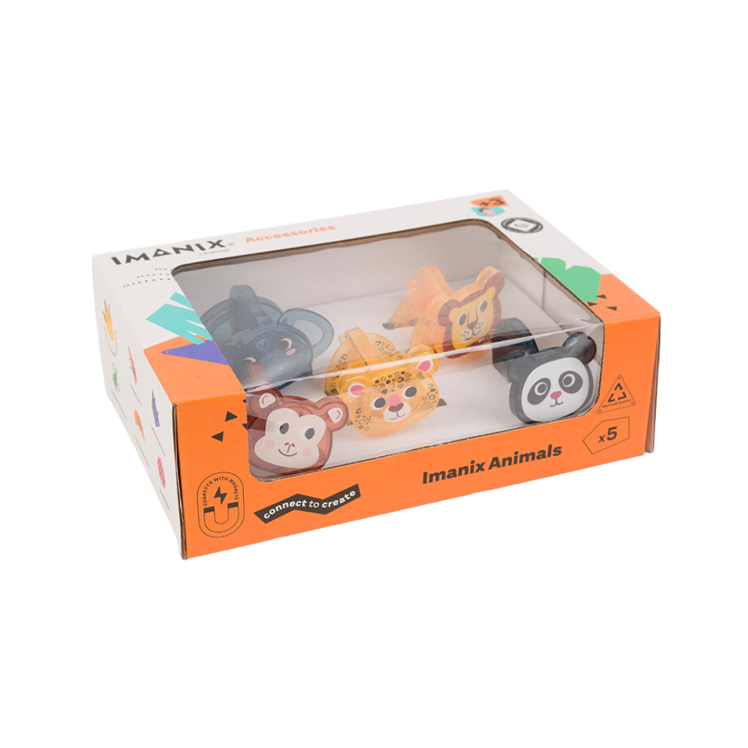 Imanix Animals Wild Jungle - 5 Piezas | Imanix