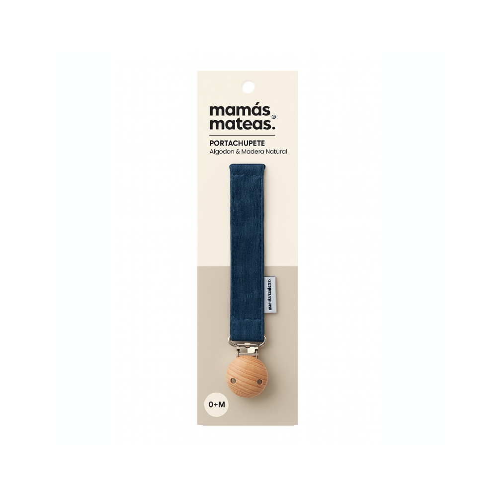 Portachupete de Algodón - Azul | Mamás Mateas