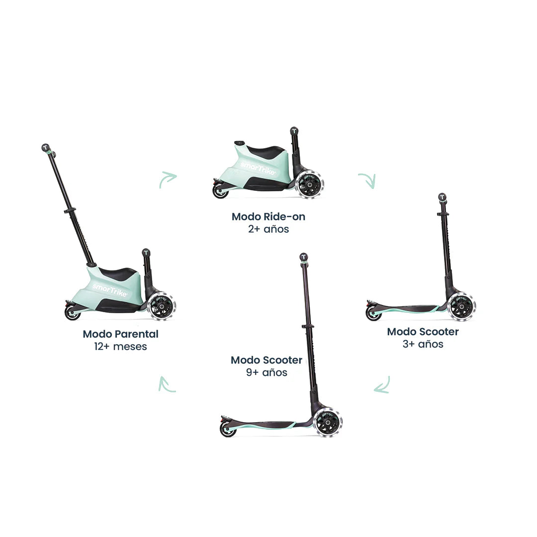 Xtend Ride-on 3 en 1 (1-12 años) - Soft Green | Smartrike
