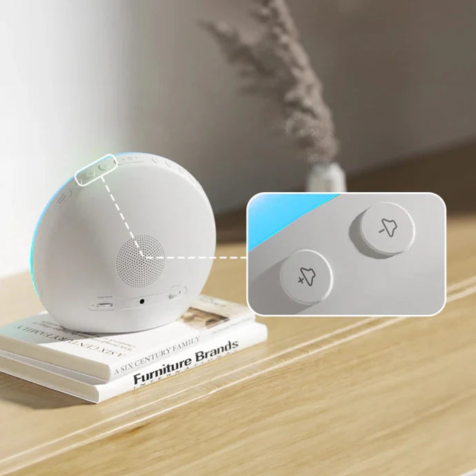 Ruido Blanco y Alarma con Luz de Amanecer | MomCozy