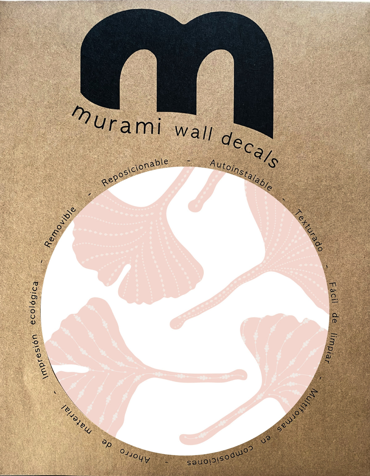 Stickers Decorativos Para Muros - Gingko Rosa | Murami