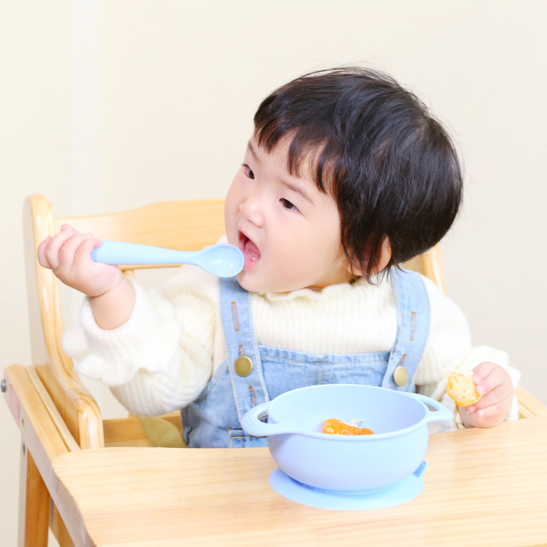 Bowl de Silicona con Succión - Azul | The Baby Nation