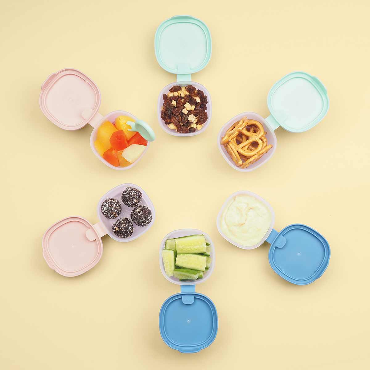 Snack Tubs Antiderrames - Berry | b.box