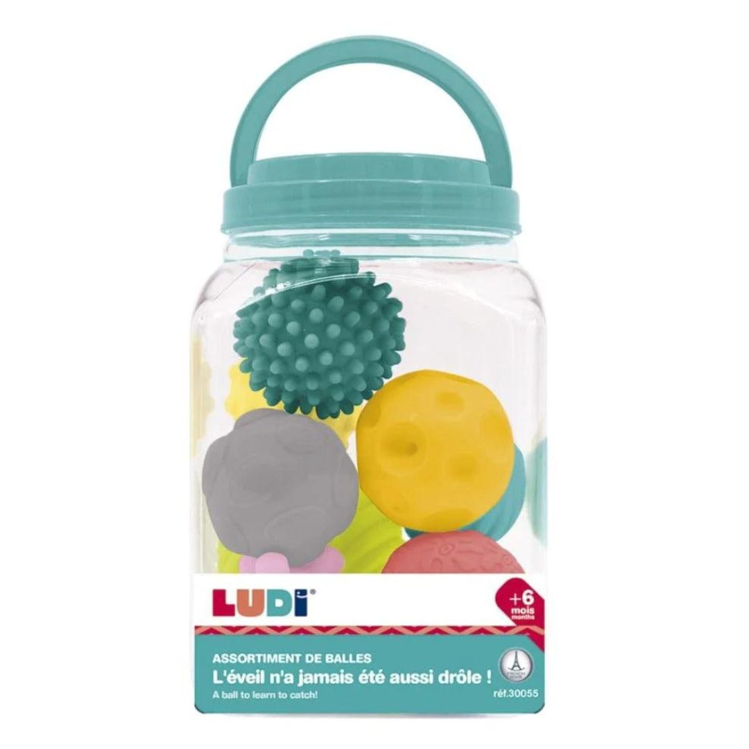 Balde 8 Pelotas Sensoriales | Ludi