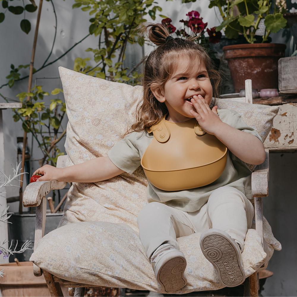 Babero de Silicona - Mustard | BIBS