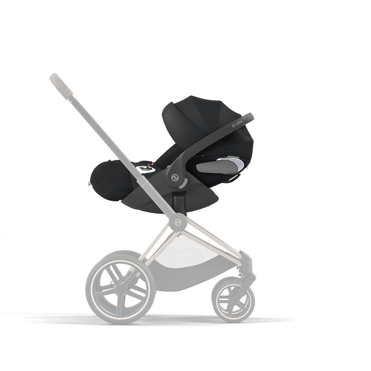 Silla Nido Cloud T + Base Giratoria T i-Size - Sepia Black Plus | CYBEX