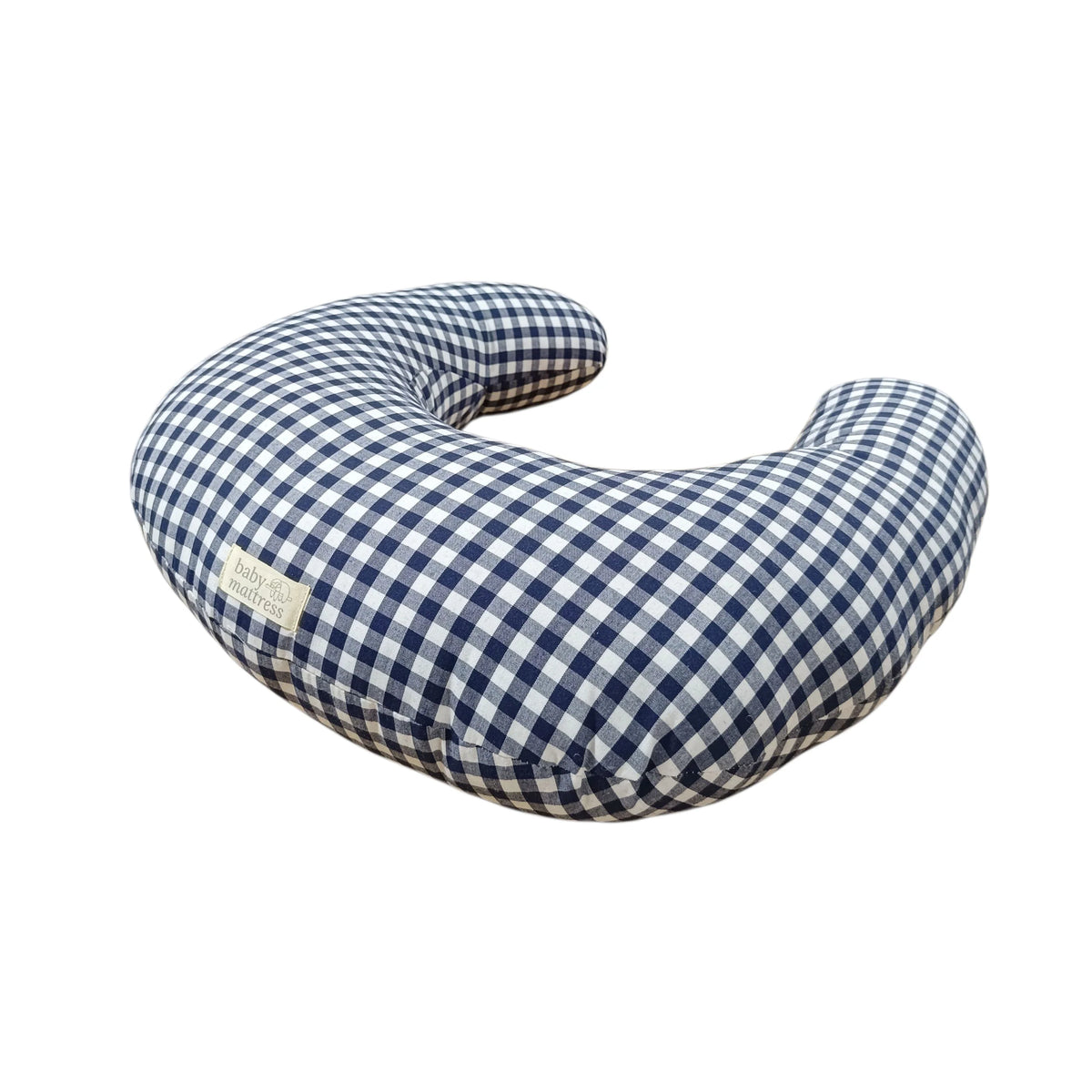 Cojín de Lactancia y Juego - Vichy Azul | Baby Mattress