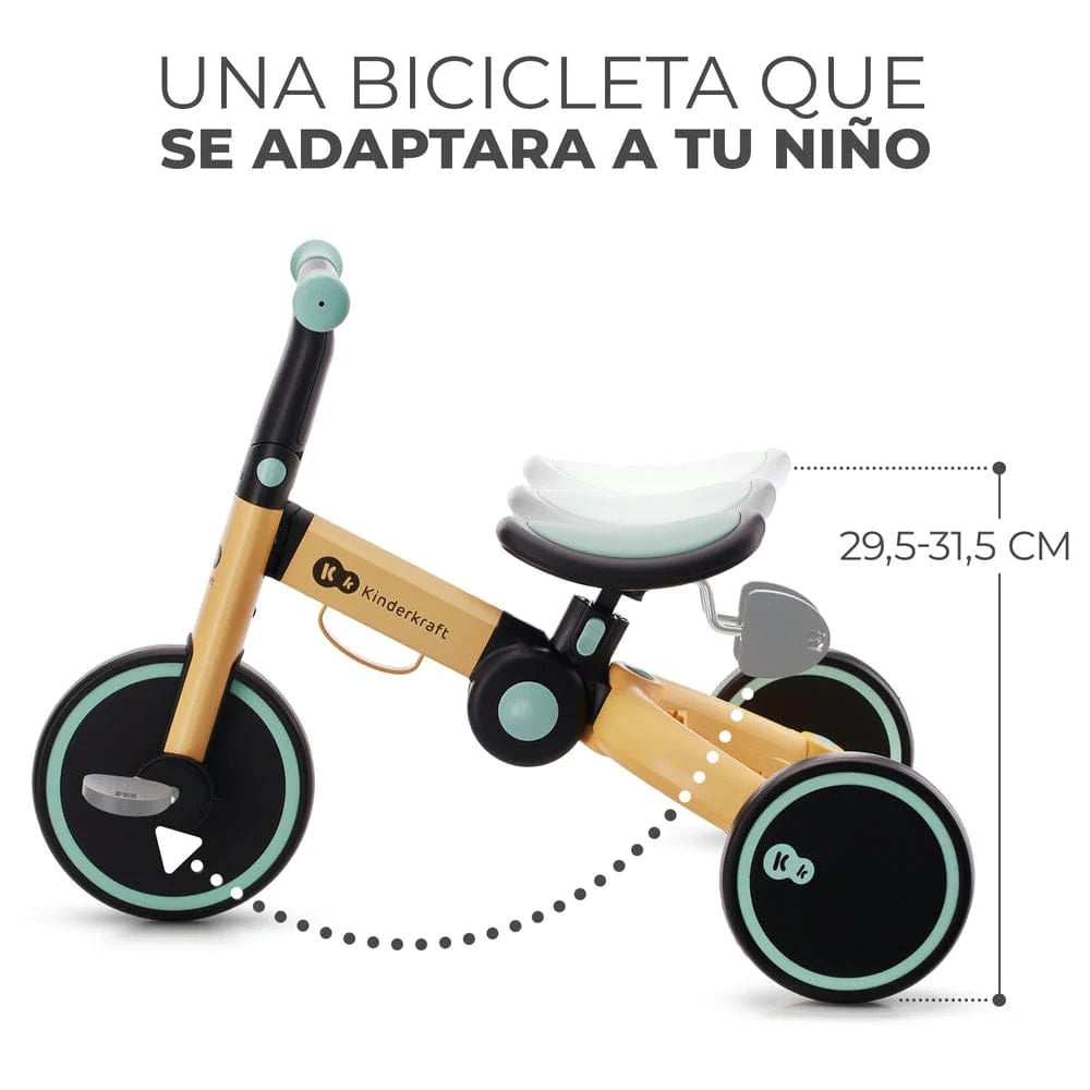 Triciclo 3 en 1 4Trike - SunFlower Blue | Kinderkraft