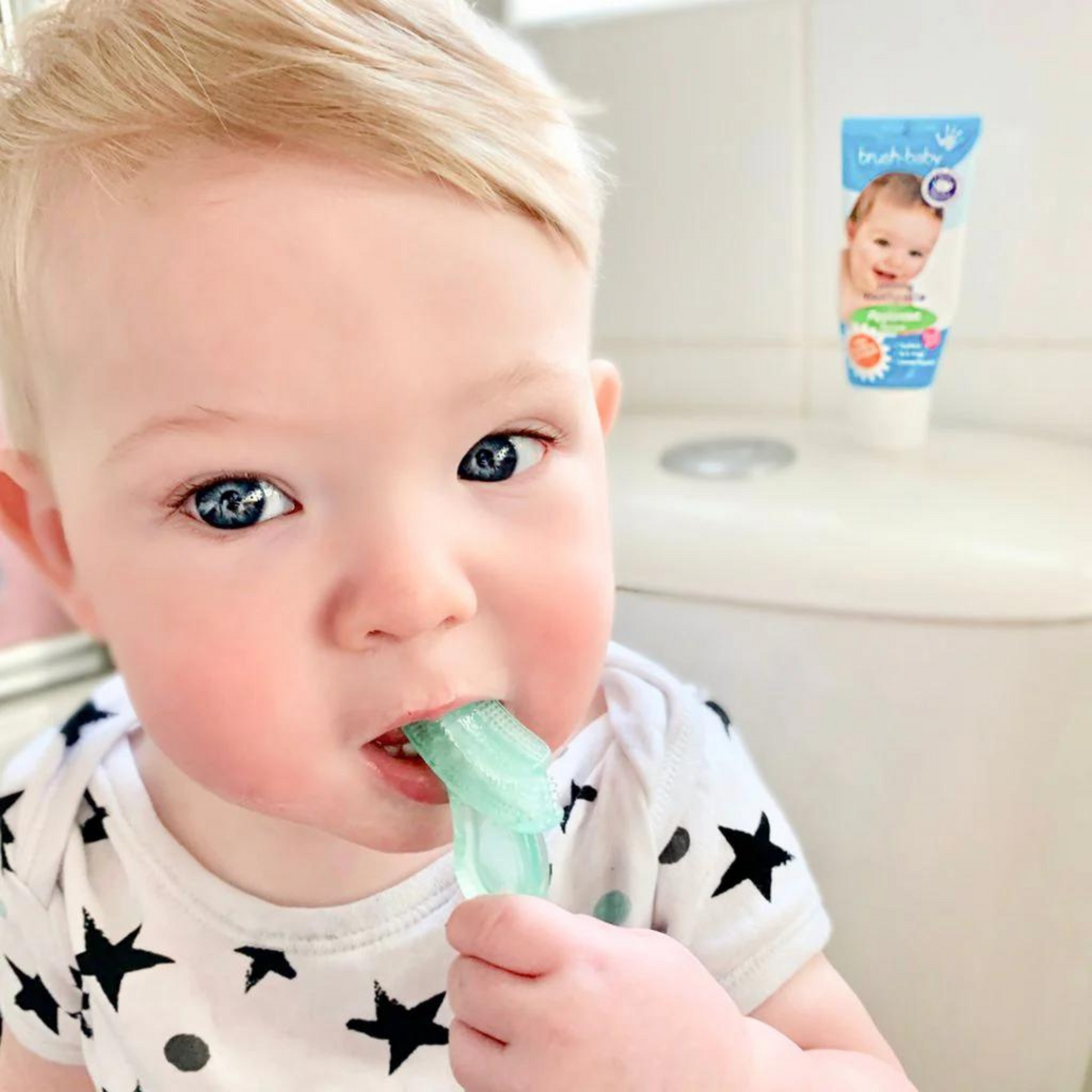 Cepillo de Dientes Masticable para Bebés (2 unidades) | Brush Baby