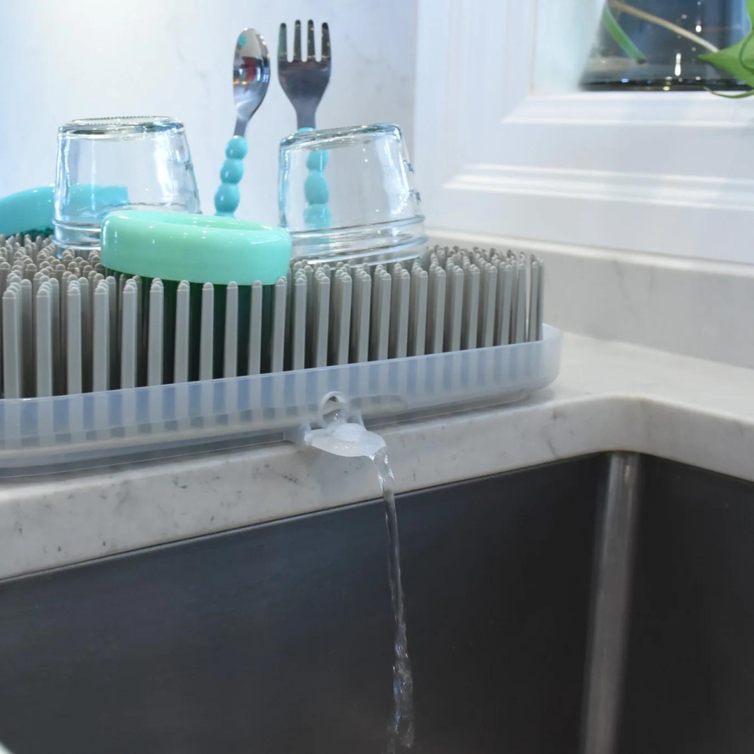 Baby Bottle Dryer Rack - Gray