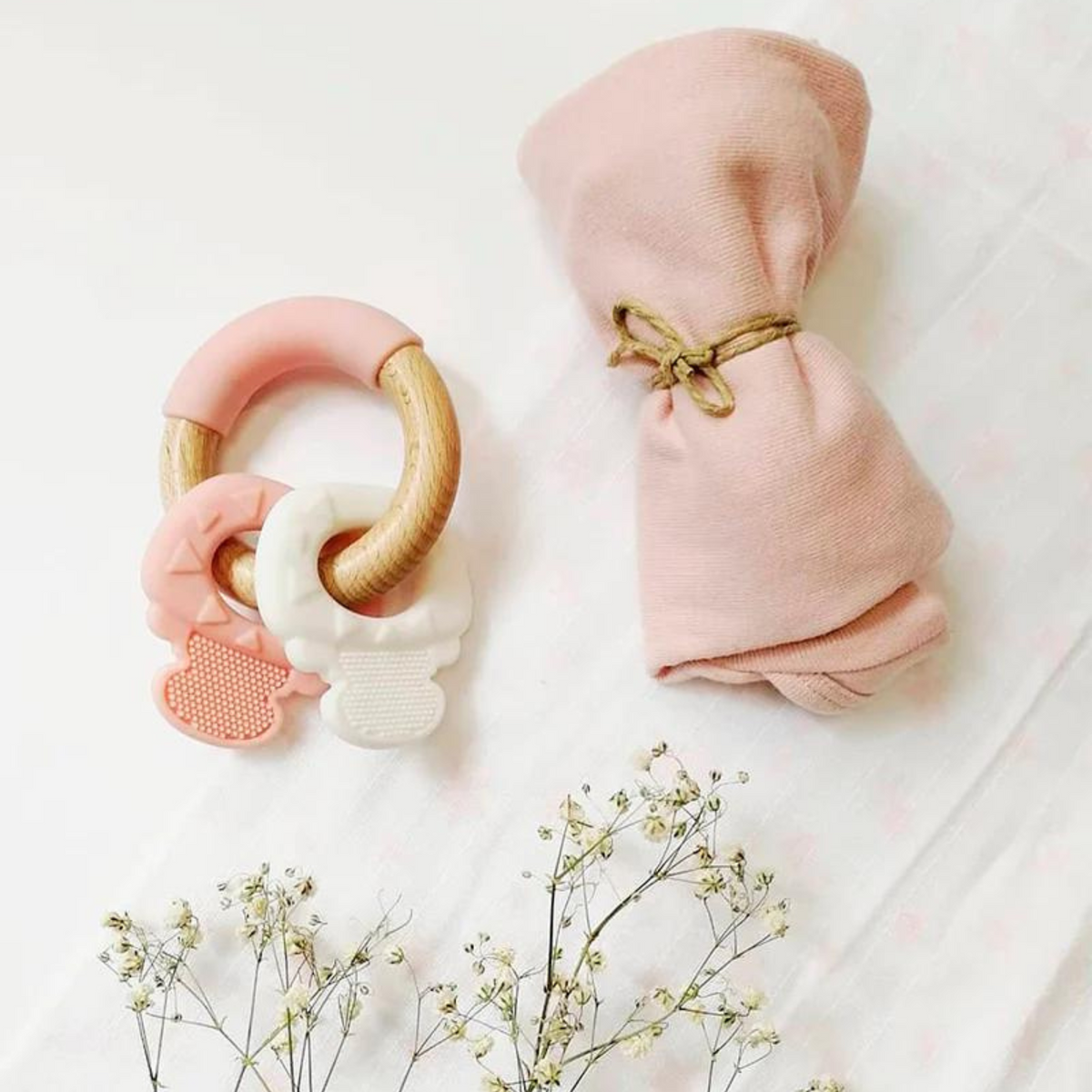 Anillo Mordedor Llaves - Rosa | Saro