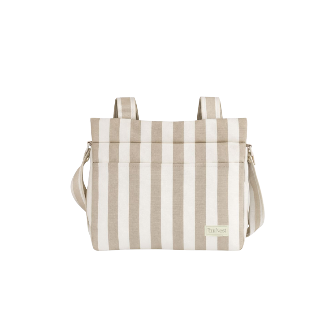 Bolso Clásico - Rayas Beige | miNest