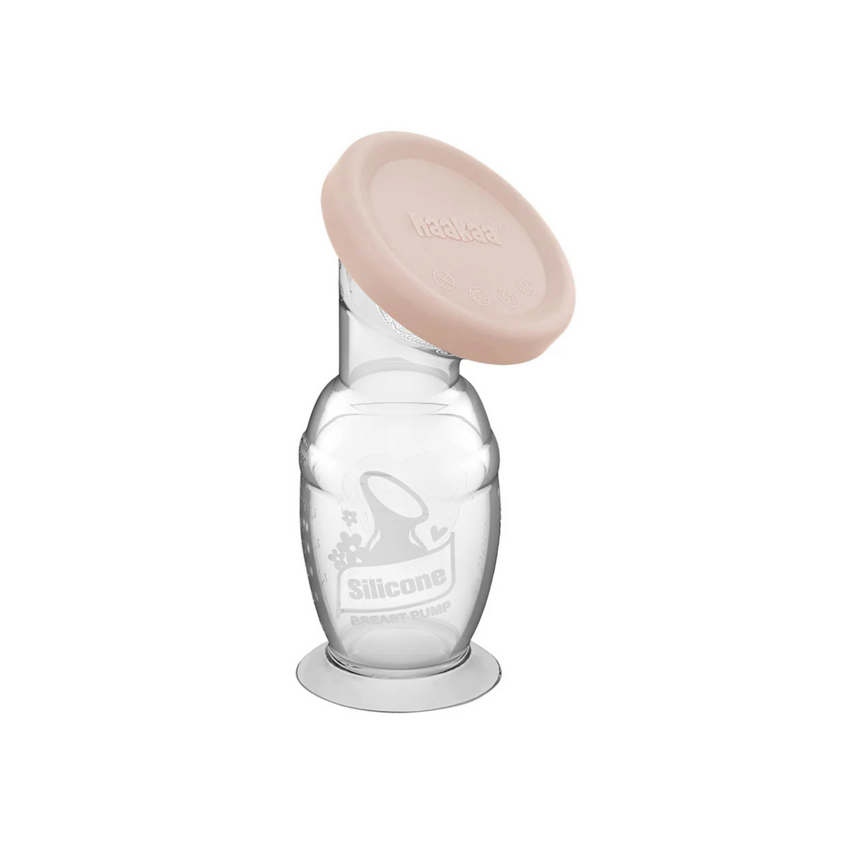 Set Recolector Haakaa Gen2 de 100ml + Tapa - Blush | haakaa