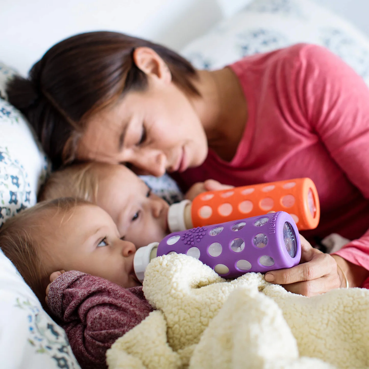 Mamadera de Vidrio con Funda de Silicona 250 ml | LifeFactory