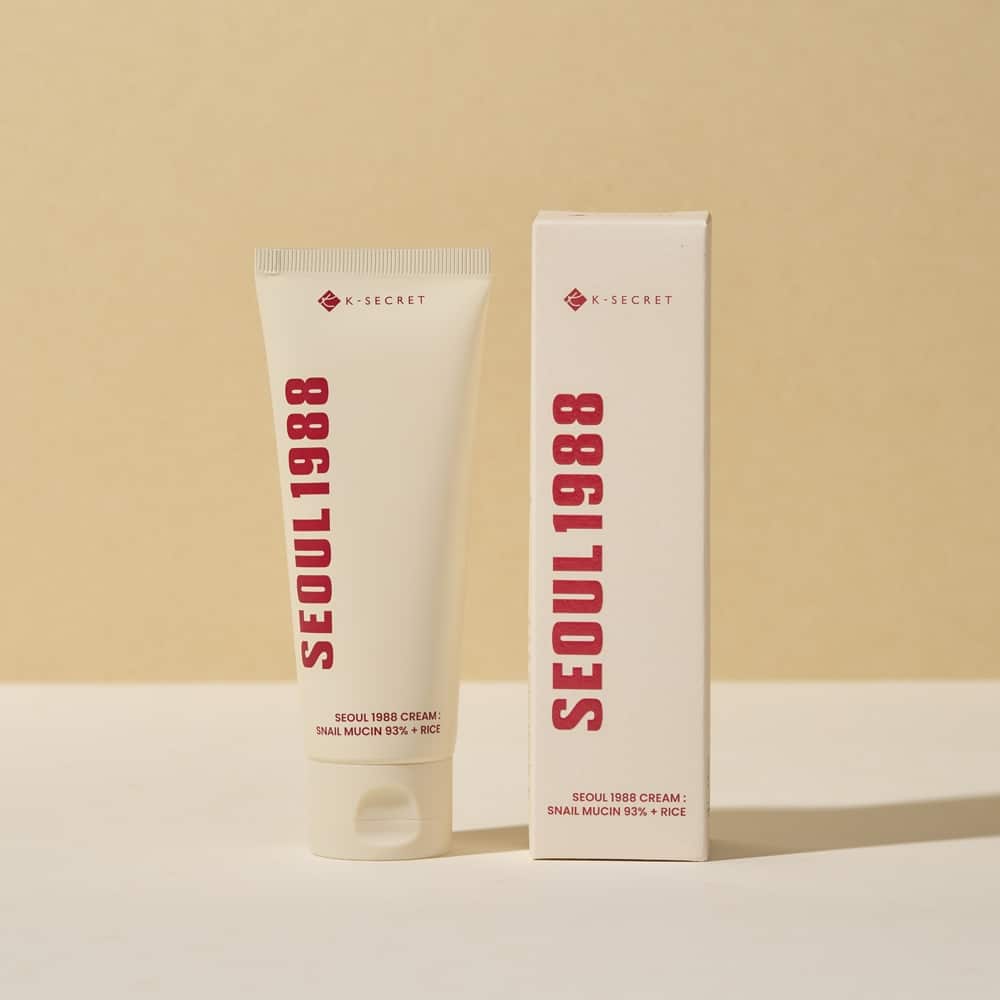 K SECRET SEOUL 1988  Cream Snail Mucin 93% + Rice 100ml