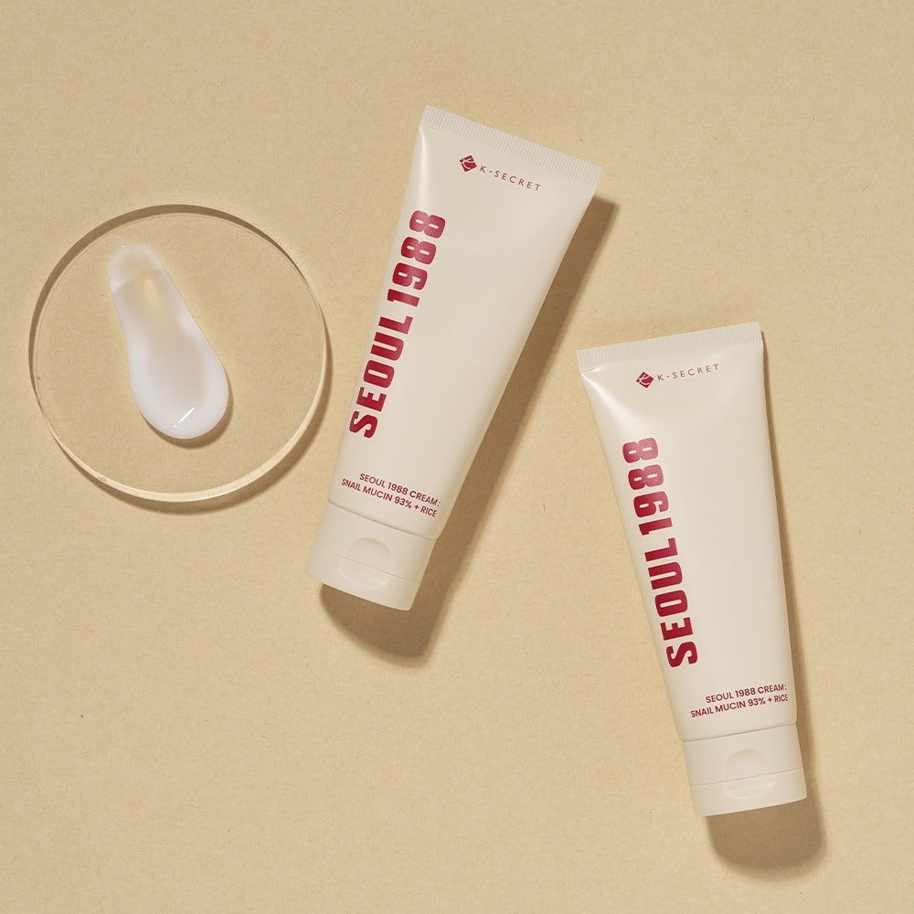 K SECRET SEOUL 1988  Cream Snail Mucin 93% + Rice 100ml