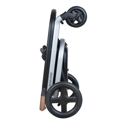 Travel System Coche de Paseo Lila + Silla Nido Mico Max - Grey | Maxi Cosi