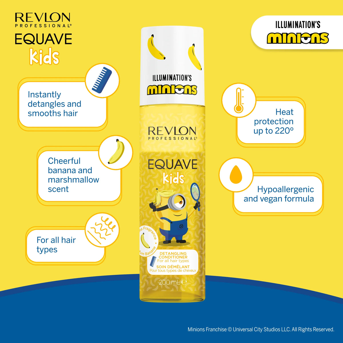 REVLON PROFESSIONAL Equave Kids Minions Detangling Conditioner 200ml