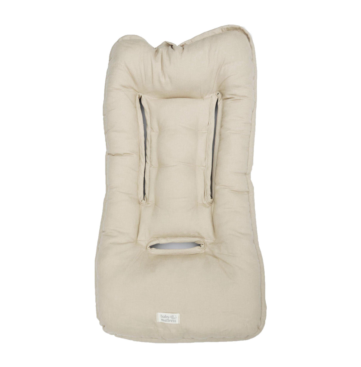 Cojín para Coche - Lino - Beige | Baby Mattress