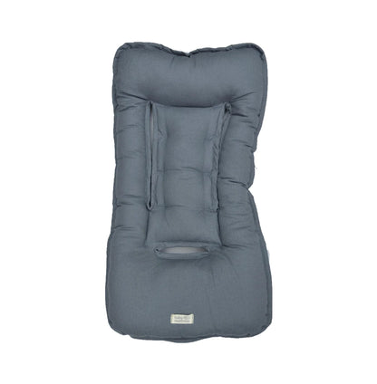 Cojín para Coche - Lino - Gris Marengo | Baby Mattress