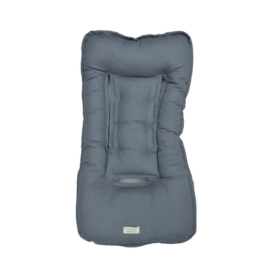 Car Cushion - Linen - Charcoal Grey