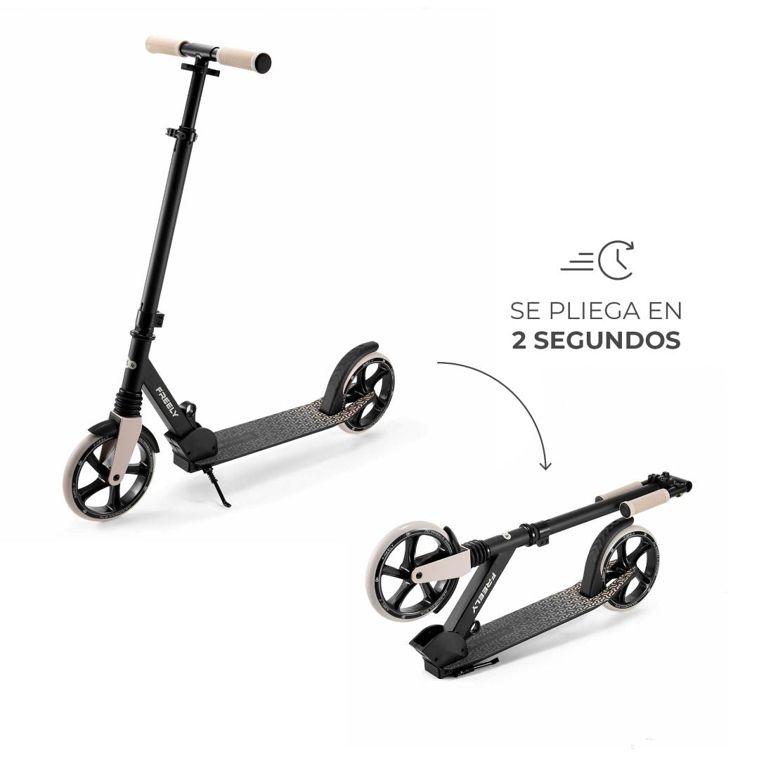 Scooter Plegable Freely - Beige | Kinderkraft