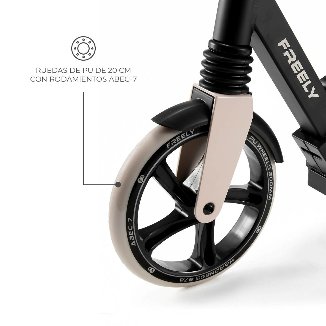 Scooter Plegable Freely - Beige | Kinderkraft