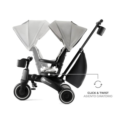 Triciclo Multifuncional Jazz 6 en 1 - Grey | Kinderkraft