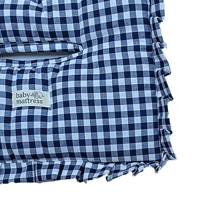 Protector Acolchado para Coche - Vichy Azul Marino | Baby Mattress