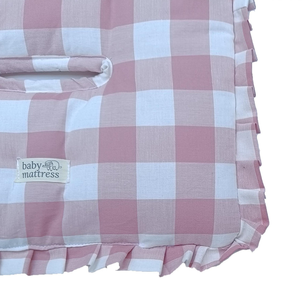 Protector Acolchado para Coche - Vichy Rosa | Baby Mattress