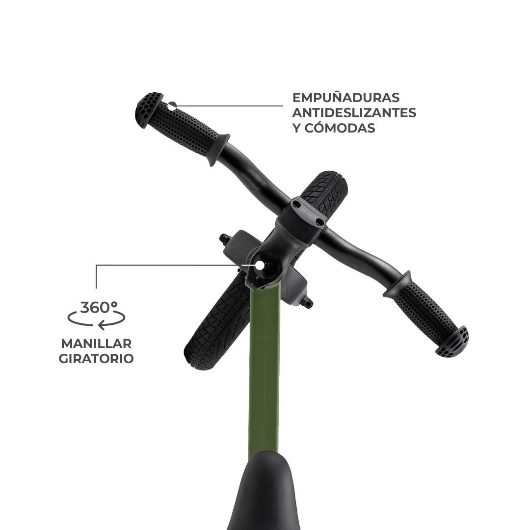 Bicicleta de Equilibrio Eter - Green | Kinderkraft