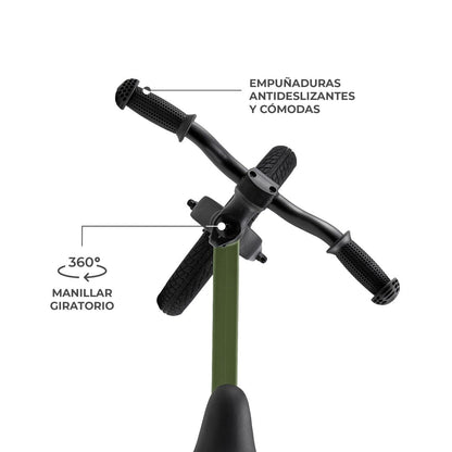 Bicicleta de Equilibrio Eter - Green | Kinderkraft