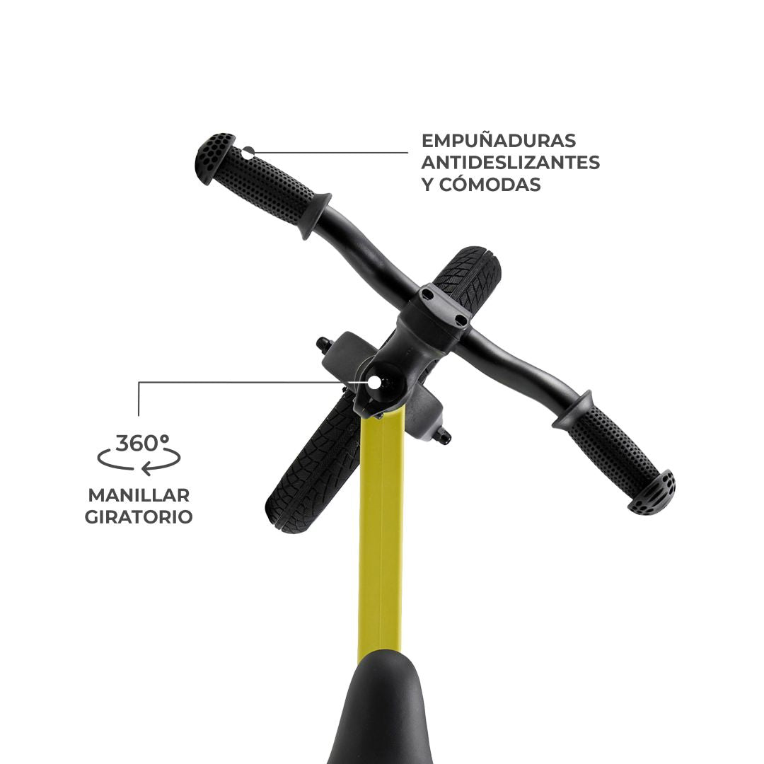 Bicicleta de Equilibrio Eter - Lime | Kinderkraft
